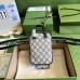 Gucci Ophidia GG Mini Bag in Blue Supreme Canvas
