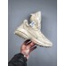 Gucci Womens Rhyton Sneakers in Distressed Leather