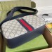 Gucci Ophidia GG Camera Bag in Blue Supreme Canvas