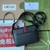Gucci Ophidia GG Small Shoulder Bag in Black Leather