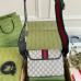 Gucci Ophidia GG Small Shoulder Bag in Blue Supreme Canvas