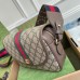 Gucci Ophidia GG Small Shoulder Bag in Beige Supreme Canvas