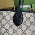 Gucci Ophidia GG Large Tote Bag in Blue GG Supreme Canvas