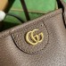 Gucci Ophidia Medium Tote Bag in Dark Brown Leather