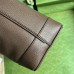 Gucci Ophidia Medium Tote Bag in Dark Brown Leather