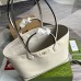 Gucci Ophidia Medium Tote Bag in White Calfskin