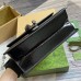 Gucci Dionysus Medium Top Handle Bag in Black Patent Leather