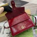 Gucci Dionysus Medium Top Handle Bag in Red Patent Leather