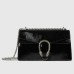 Gucci Dionysus Small Shoulder Bag in Black Patent Leather