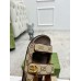 Gucci Womens Sandals in Original GG Canvas with Double G