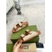 Gucci Womens Velcro Sandals in Natural Raffia