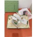 Gucci Womens GG Marmont Thong Sandals 55mm in White Leather