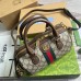 Gucci Ophidia GG Mini Top Handle Bag in Beige GG Canvas