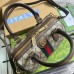 Gucci Ophidia GG Mini Top Handle Bag in Beige GG Canvas