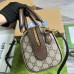 Gucci Ophidia GG Mini Top Handle Bag in Beige GG Canvas