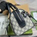 Gucci Ophidia GG Small Top Handle Bag in Blue GG Canvas