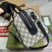 Gucci Ophidia GG Medium Top Handle Bag in Blue GG Canvas