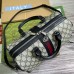 Gucci Ophidia GG Medium Top Handle Bag in Blue GG Canvas