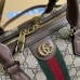 Gucci Ophidia GG Medium Top Handle Bag in Beige GG Canvas