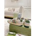 Gucci Womens Screener Sneakers with Green Details