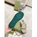 Gucci Womens Screener Sneakers with Green Details