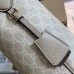 Gucci Ophidia GG Medium Shoulder Bag in White GG Canvas