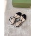 Gucci Signoria Thong Sandals in Black Patent Calfskin
