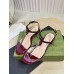 Gucci Signoria Thong Sandals in Red Patent Calfskin