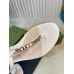 Gucci Signoria Thong Sandals in White Leather