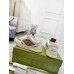 Gucci Womens Re-Web Sneakers in GG Canvas with White Leather