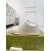 Gucci Womens Re-Web Sneakers in White Leather