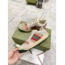 Gucci Womens Screener Sneakers with Pink Details