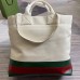 Gucci Medium Tote Bag in Canvas with Embossed Detail