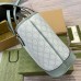 Gucci Ophidia Small Tote Bag in Dusty Blue GG Supreme Canvas