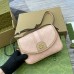 Gucci Ophidia GG Mini Shoulder Bag in Dusty Pink Supreme Canvas