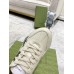 Gucci Womens Rhyton Sneakers With Strawberry Print