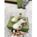 Gucci Womens Rhyton Sneakers With Strawberry Print