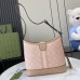 Gucci Ophidia GG Small Shoulder Bag in Dusty Pink Supreme Canvas