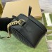 Gucci GG Marmont Small Black Bag with Front Pockets