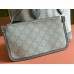 Gucci Ophidia Mini Tote Bag in Dusty Blue GG Supreme Canvas