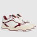 Gucci Mens Re-Web Sneakers in White and Red Leather