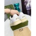 Gucci Mens Re-Web Sneakers in White Leather