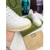 Gucci Mens Re-Web Sneakers in White Leather