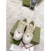 Gucci Womens Screener Sneakers in Leather and Nylon