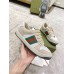 Gucci Womens Screener Sneakers in Leather and Nylon