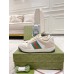 Gucci Womens Screener Sneakers in Leather and Nylon