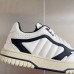 Gucci Mens Re-Web Sneakers in White and Black Leather