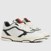 Gucci Mens Re-Web Sneakers in White and Black Leather