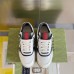 Gucci Mens Re-Web Sneakers in White and Black Leather