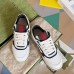 Gucci Mens Re-Web Sneakers in White and Black Leather